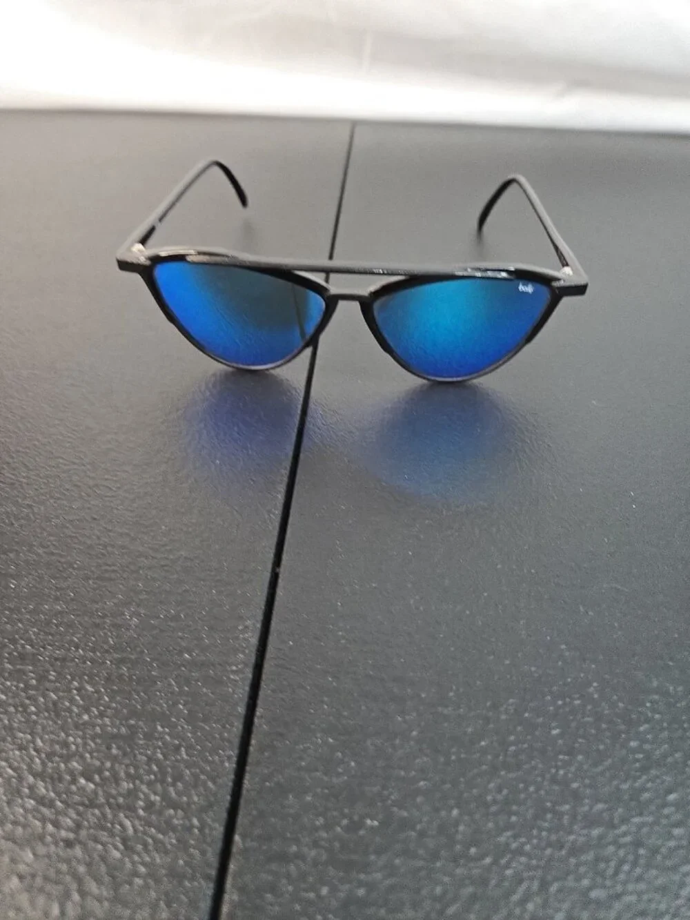 Bolle Double Brow Blue Lense Sunglasses